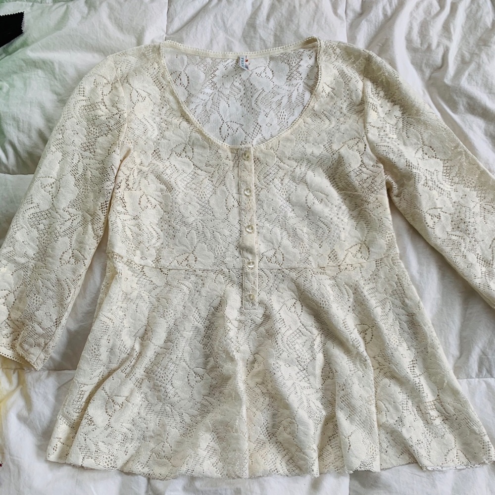 Free People Peplum Top